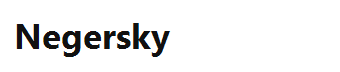 Negersky