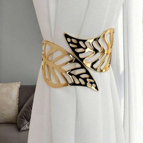 1pc Luxury Alloy Curtain Clips, Window Decor For Home Decoration No-Drill, Convenient Installation